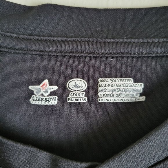 Alleson TC United Soccer Jersey Adult One-Size Black/White - Picture 3 of 5